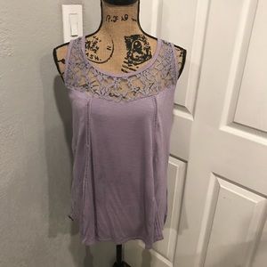 Lavender lace top